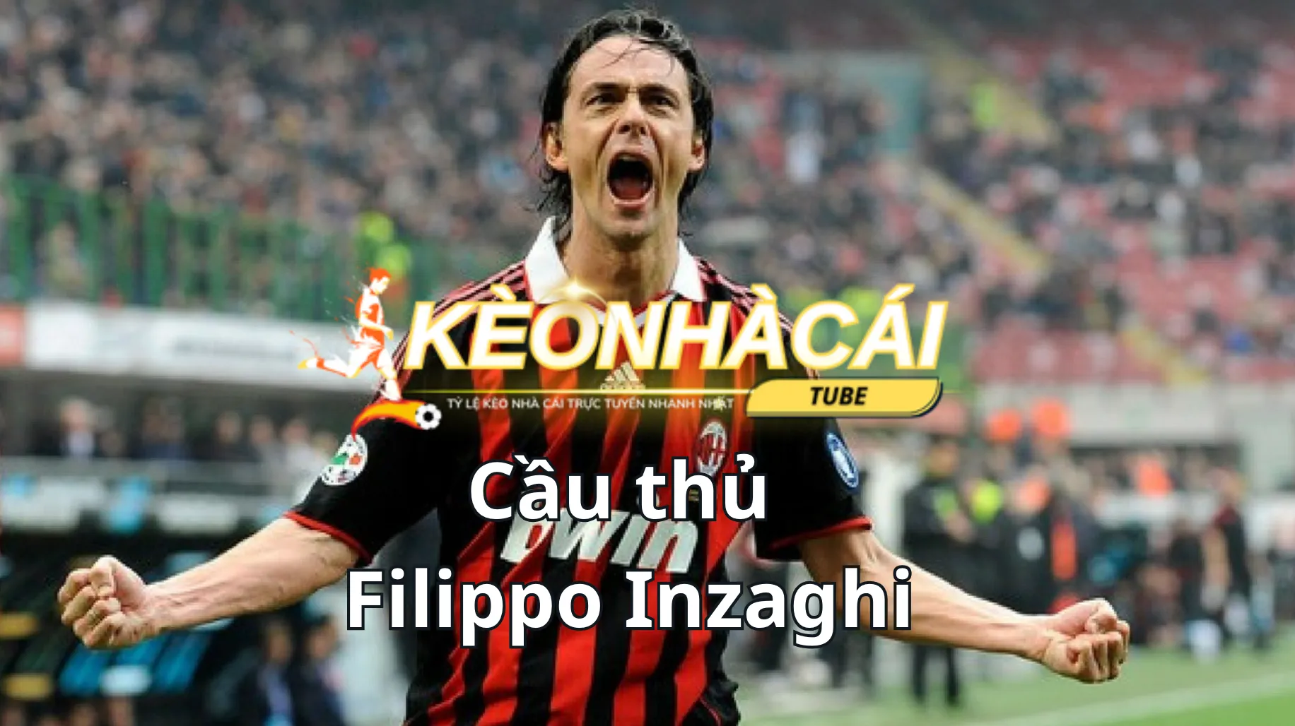 Cầu thủ Filippo Inzaghi poacher trong bóng đá