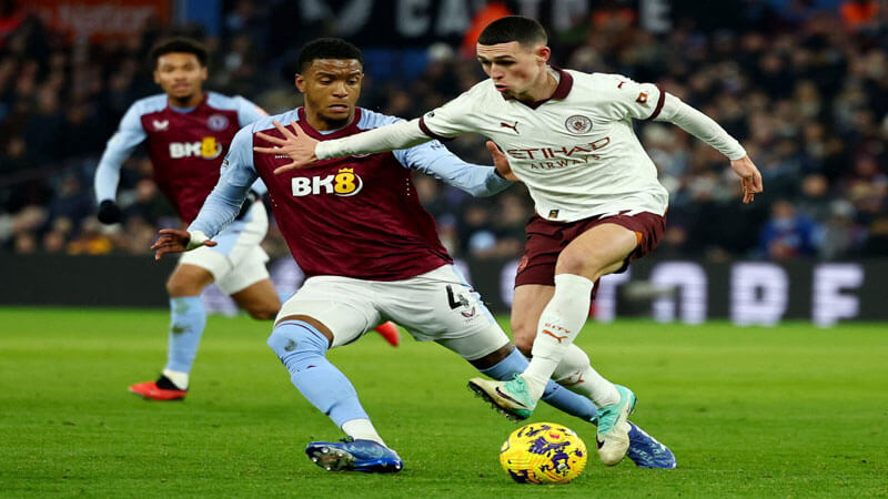 Sức mạnh và phong độ Aston Villa vs Manchester City