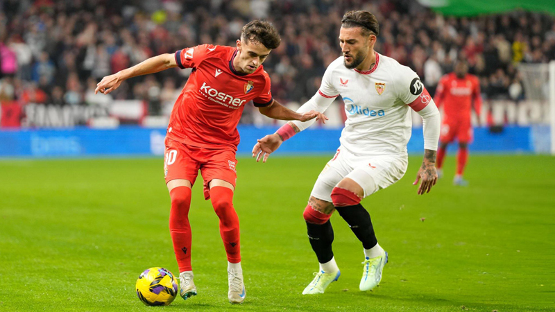 Sức mạnh và phong độ Osasuna vs Sevilla Sức mạnh và phong độ Osasuna vs Sevilla