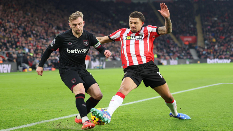 Sức mạnh và phong độ West Ham vs Southampton